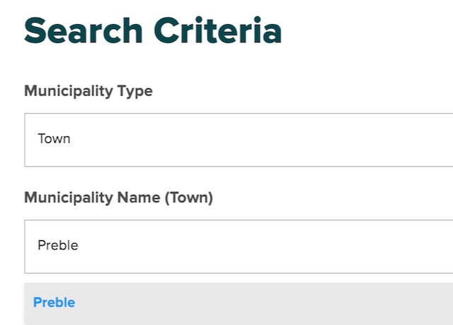 Search Criteria